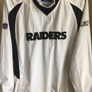 NFL Raiders Reebok Windbreaker